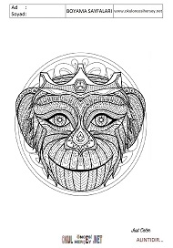 Mandala boyama sayfaları